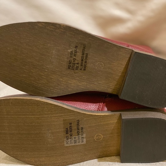 Knee High Red Rider Boots size 6. Last pair. - Picture 2 of 3